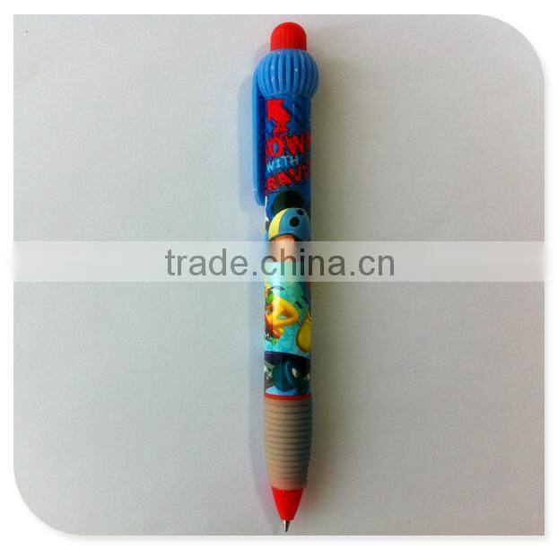 students school pen plastic cartoon ballpen manufacturer