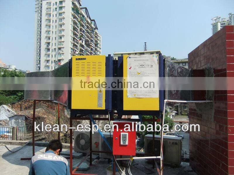 Commercial Electrostatic filters Unit for coffee roasting