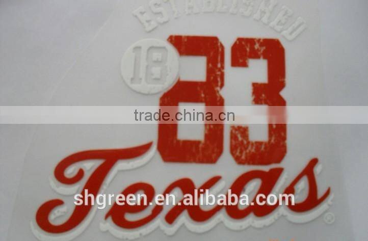 jersey number heat transfer sticker