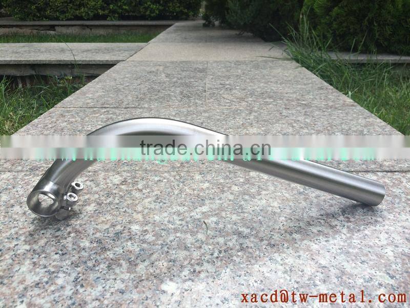 Titanium bike seat post customize kinds of size seat post with handing brush finished Made XACD bending Ti seat post
