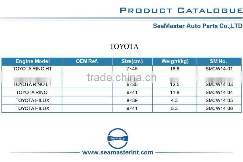 Crown wheel and pinion for TOYOTA RINO HT 7*45