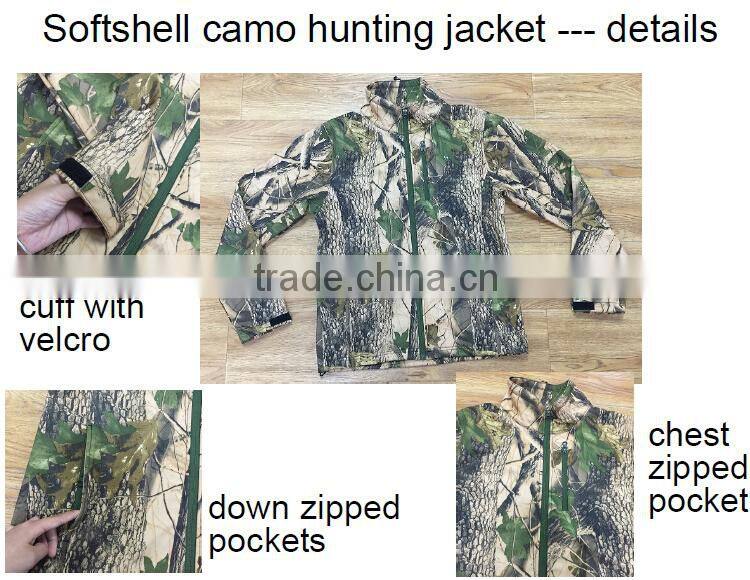 Breathable camping polyester winter mens military jacket