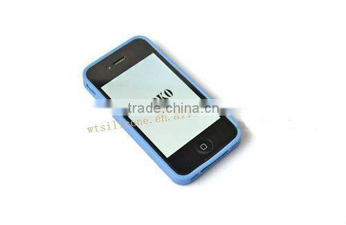 New Cute Stitch Cartoon Soft Protective Silicone Case Cover for iphone 4s