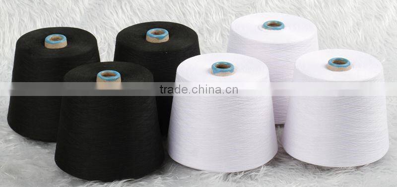 regenerated dyed fabric polyester organic waste knitting cotton yarn