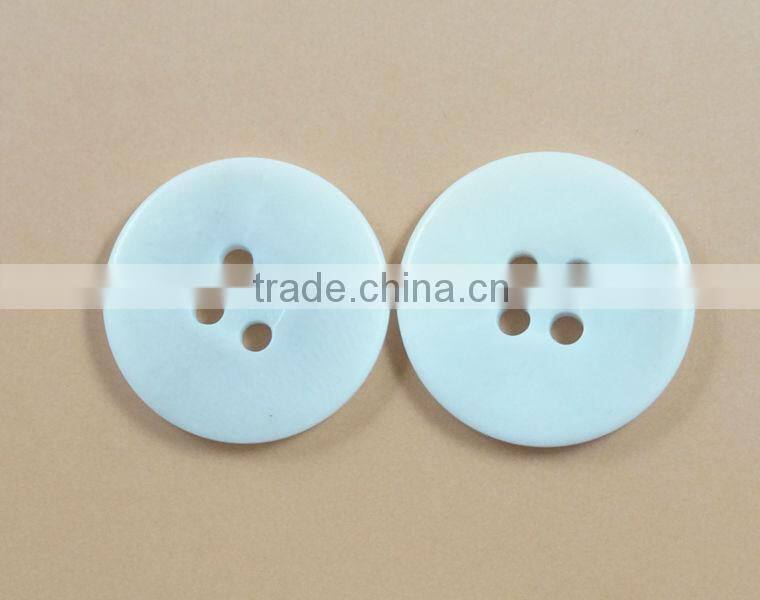 Fancy 4 Holes High Quality Flat White Natural Corozo Nut Buttons