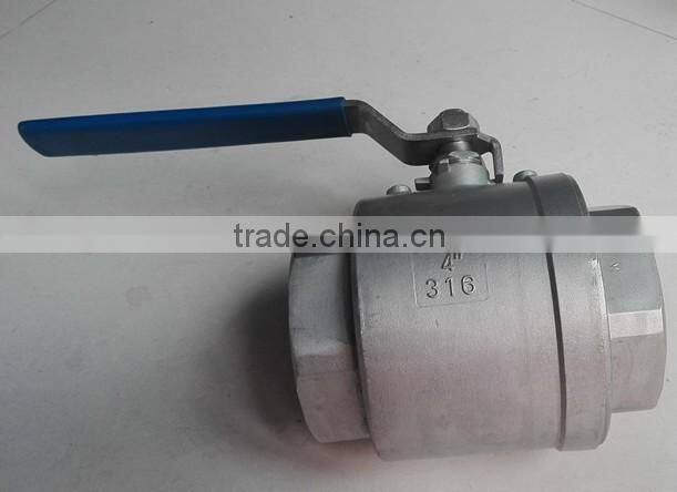 Hot products 4 inch SS316 threaded ball valve API