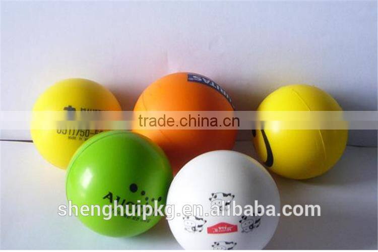 Best Selling PU Full Printing Ball/PU Foam Anti Stress Game Ball/Cheap Stress Ball