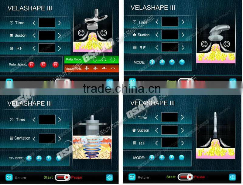 LM-S500G Professional 5in1 multifunctional auto roller vacuum lipo laser rf cavitaiton clinic equipment