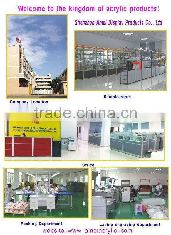 Promotional custom shape acrylic award plaque