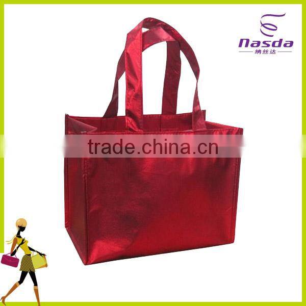pictures printing non woven shopping bag/ laminated bags/recycled pp bag