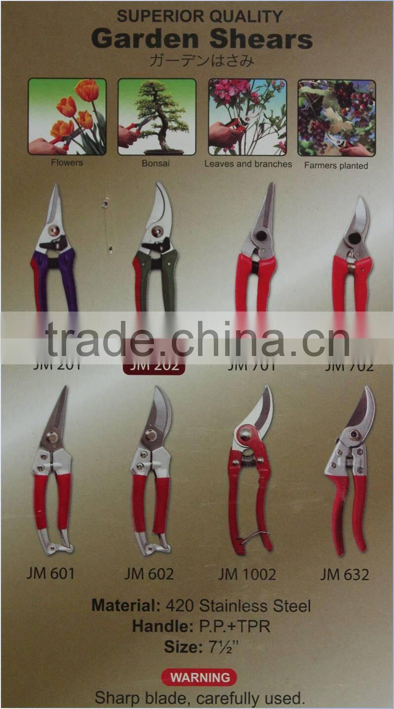 Malaysia Made Superior Quality Curve Sharp Blade Garden Shears