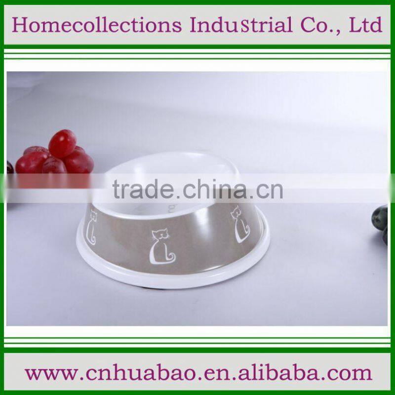 2016 cute plastic pet bowl, cheap dog water bowl, pp cat food feeder