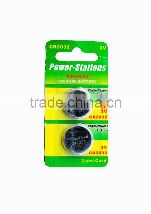 3V lithium button battery CR2032