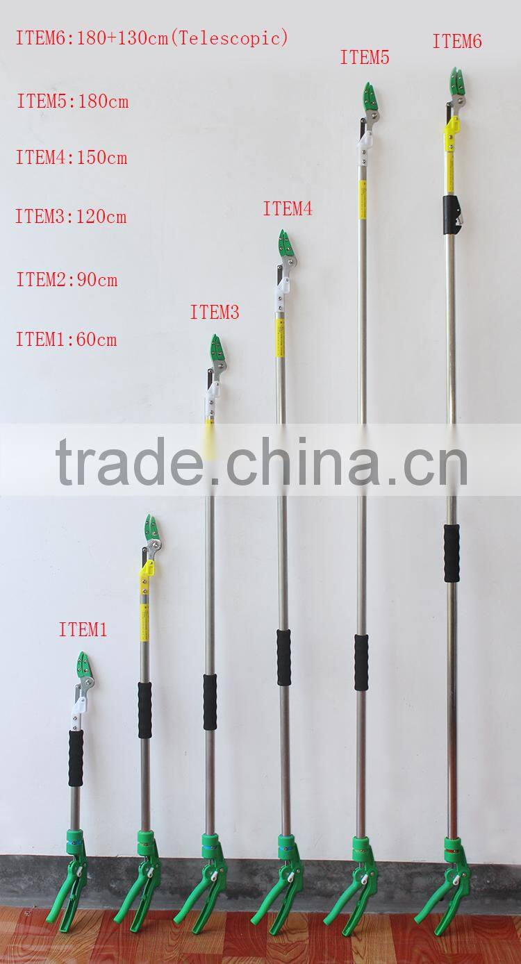 iLOT rachet long pole orchard/ garden tools - fruit picker/harvester, tree prunner
