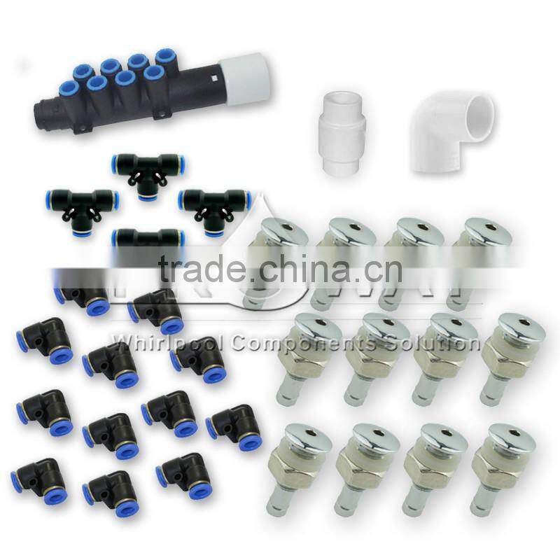 Proway bathtub Spa Brass Air Bubble, Bathtub Air Bubble Jets, Bathtub Air Injector