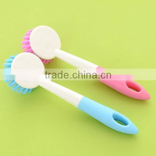 High quality colored handle kitchen cleaning pan brush