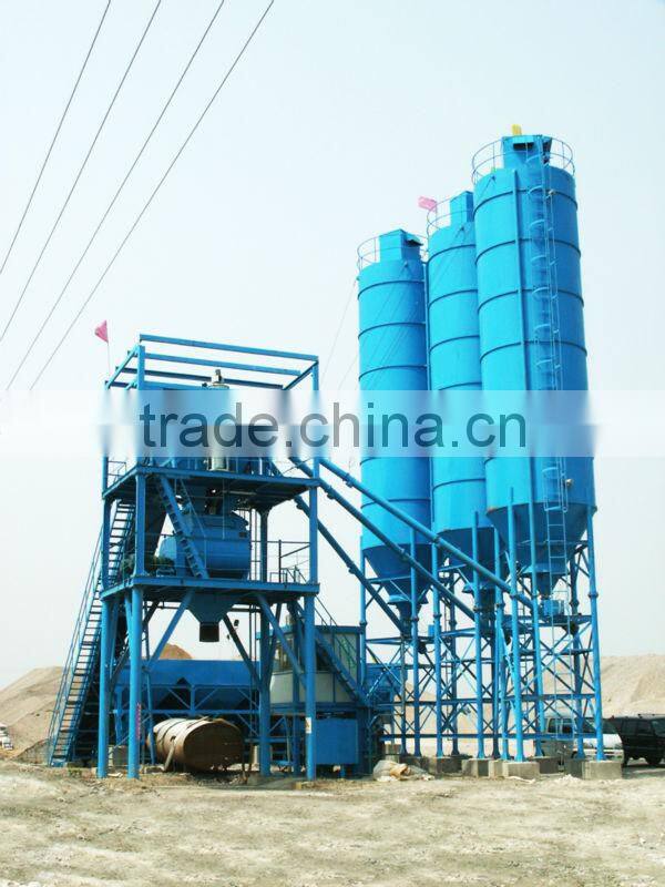 HZS25 concrete mixing station plant