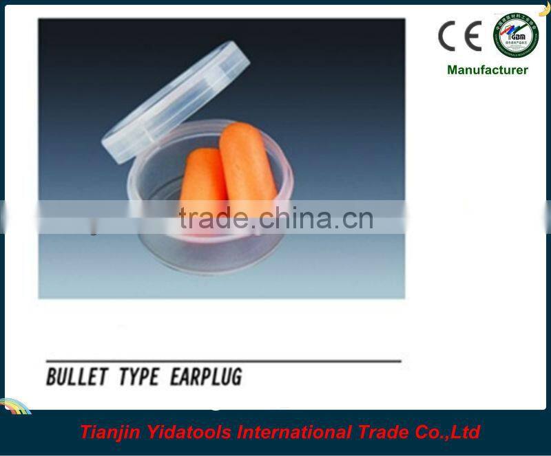 PU earplug with red cord with CE standard