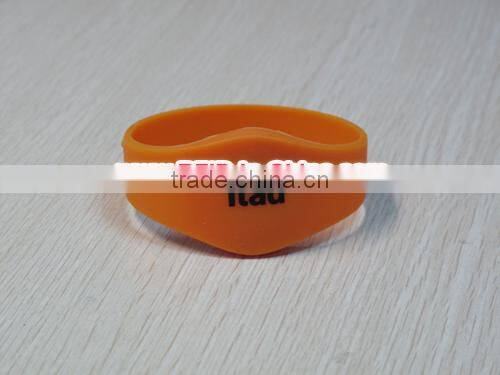 Musical Event/Party RFID Direct Wristbands, Printable Silicone RFID Wristbands with nfc Chips