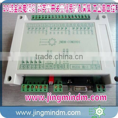 Industrial-Grade 20-Channel Digital Input Serial Controller for light and shadow interactive control