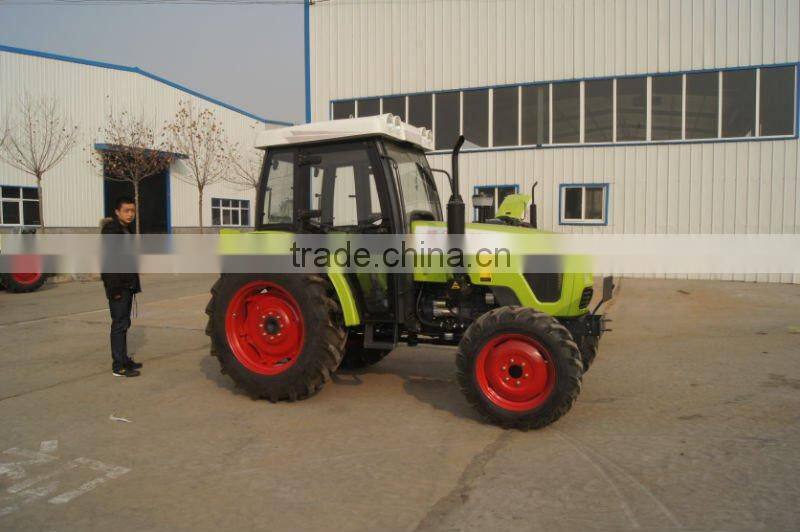 BOMR FIAT Gearbox luxurious cab wheeled tractor (554 Front loader)