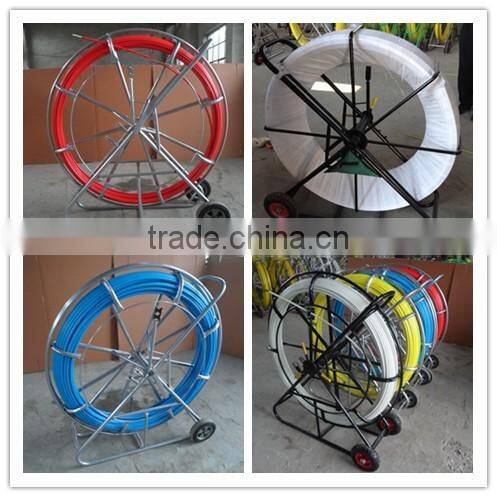 Fiberglass telecom cable pulling tools, electric tools guide rod,cable pull rodder