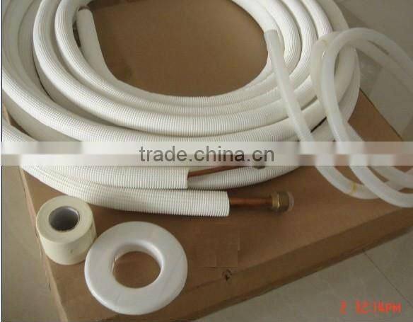 High Quality air conditioner insulated copper pipe / air conditioner 100% copper tube /copper tube for air conditioner