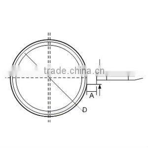 PVC-U plastic drainage clamp DIN/PVC drainage clamp/plastic drainage clamp