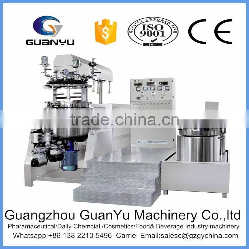high shear vacuum laboratory emulsifying mixer for homogenizing and dispering