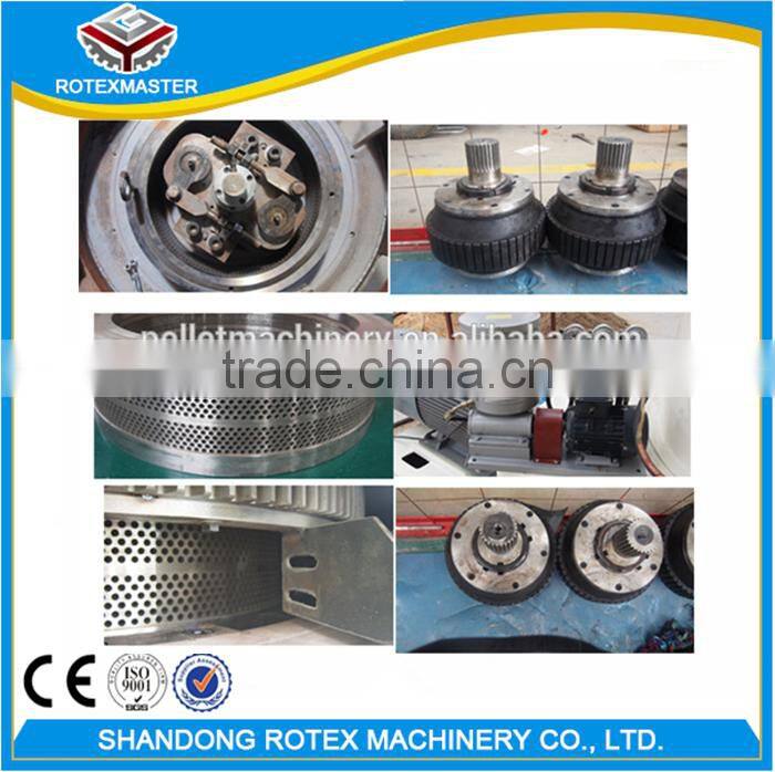 Rotex Master brand YGKJ560 1-1.5t/h bio wheat straw wood waste hard wood pellet mill price