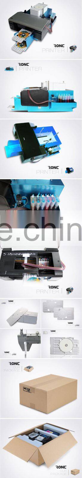Fast speed 6 colors inkjet printer with 50 trays DVD Printer