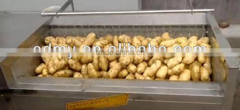 Stainless Steel Brush Roller XCJ Type Automatic Potato Peeling Machine in China