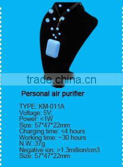 2016 hot sale car cigarette smoke removing air purifier for car