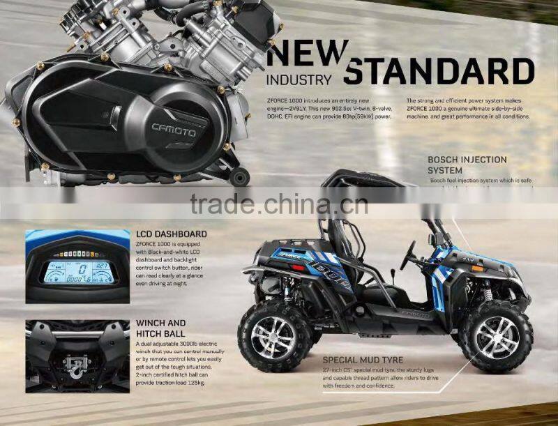 CFMOTO 1000cc 4x4 side by side ATV UTV for sale, ZFORCE 1000