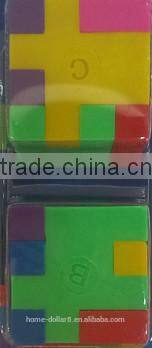 3d puzzle erasers