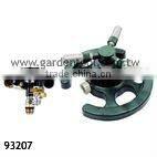 Brass Impulse Sprinkler With 2-Way Metal Step Spike