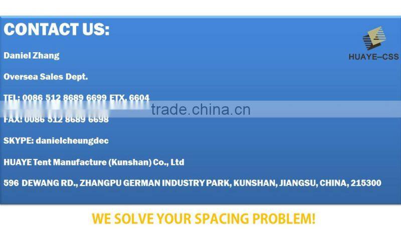 Best quality large trade show curve roof tent for sale