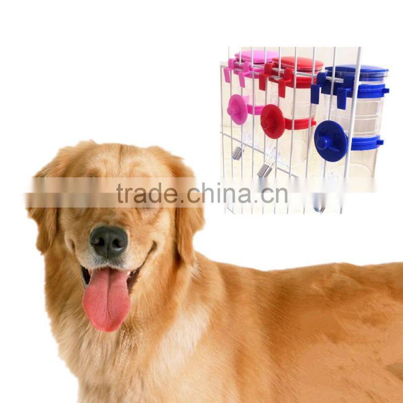 Hangable Plastic Pet Accessory Dog Drinking Bottle