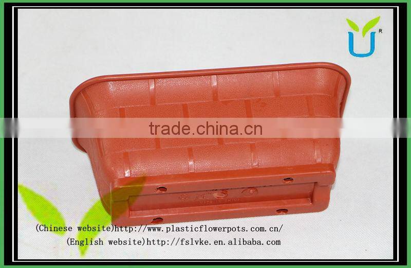 Plastic pot, rectangular planter, plastic flower pot