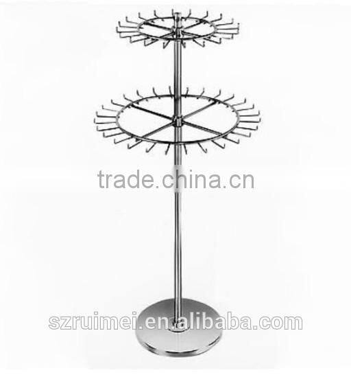 Modern free stand table-top adjustable bag rack