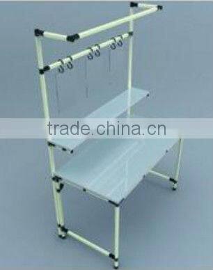 lean pipe plastic coated pipe for assemble worktable