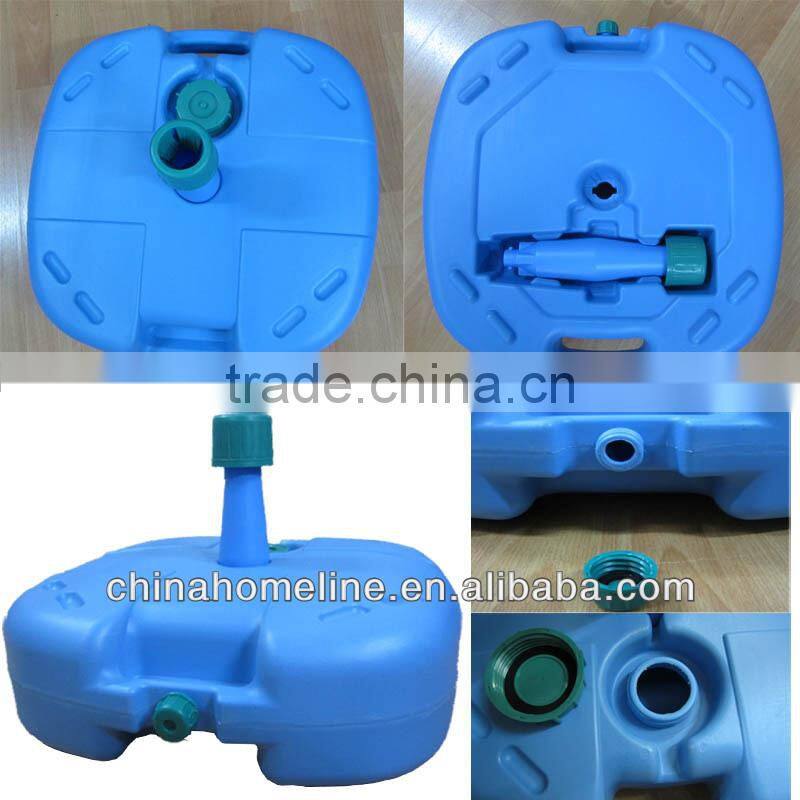 BAS00011 PE water filled plastic base umbrella base banner stand