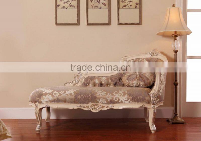 Luxury French Rococo Style Living Room Furniture Sofa Set/Antique Wood Carved Perfect color match Leisure Chair
