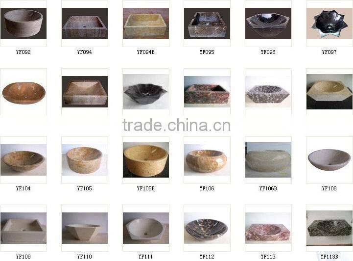 Natural red onyx bathroom sinks and basins