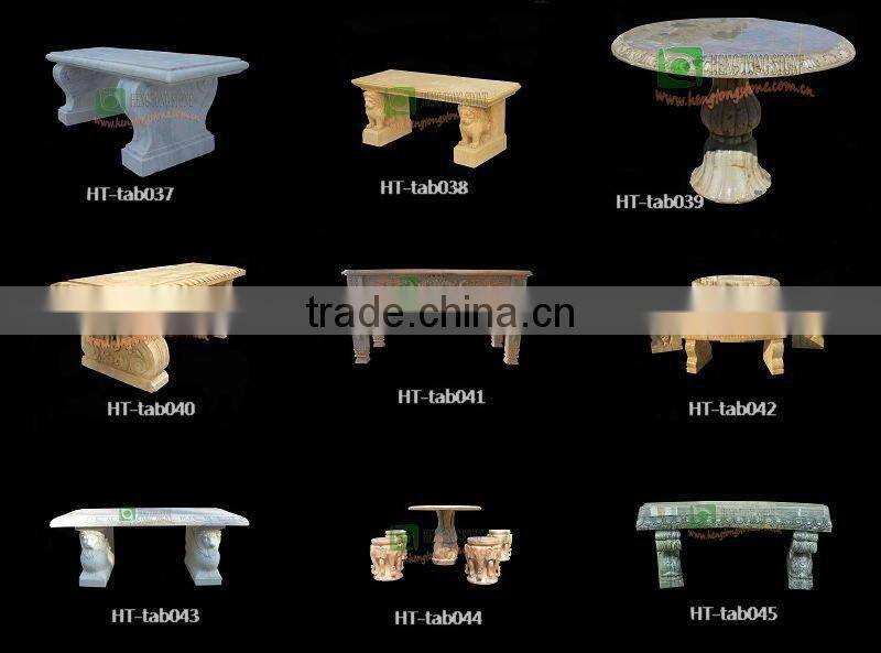 Stone Carving Marble Table with Children Design