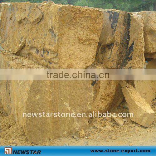 Yellow sandstone/Teakwood tiles