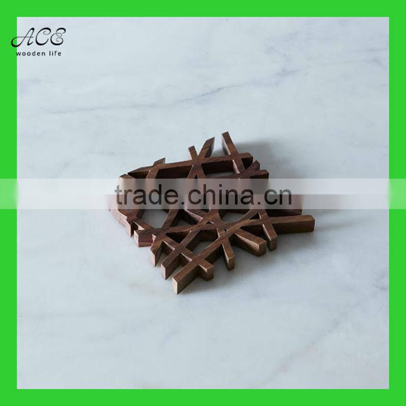 Custom engraved wooden trivet Wooden hot pad Wooden kitchen hot pads