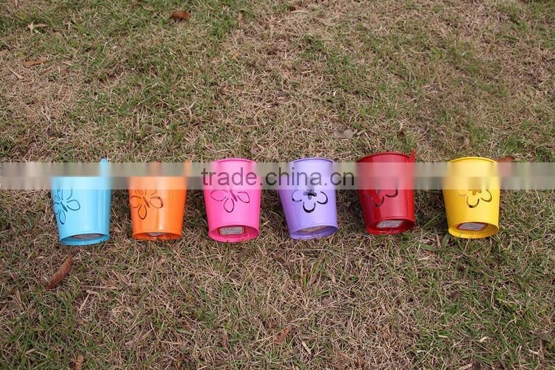 painting designs types of hollow sunflower heart shape gold metal metallic flower vase