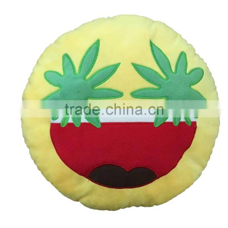 Custom Made Stuffed cartoon plush emoji pillow