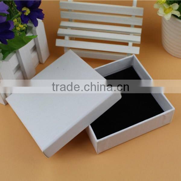 Custom white square box, small square cover packaging gift box